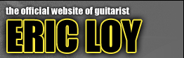 The official websdite of guitarist Eric Loy